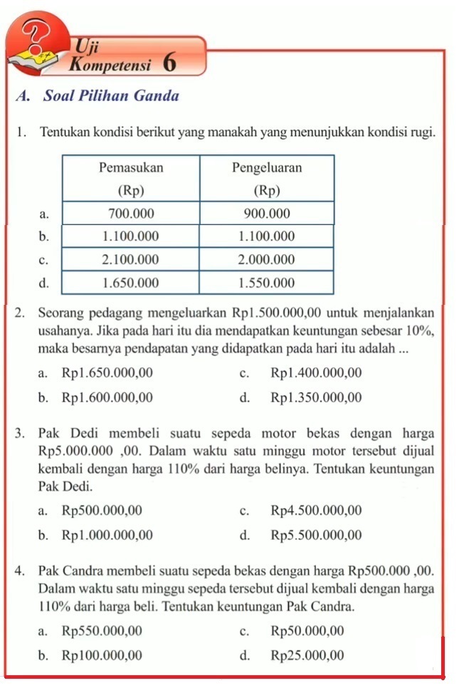 Soal Matematika Kelas 8 Semester 2 Dan Kunci Jawaban 2021 - Ilmu Fisika