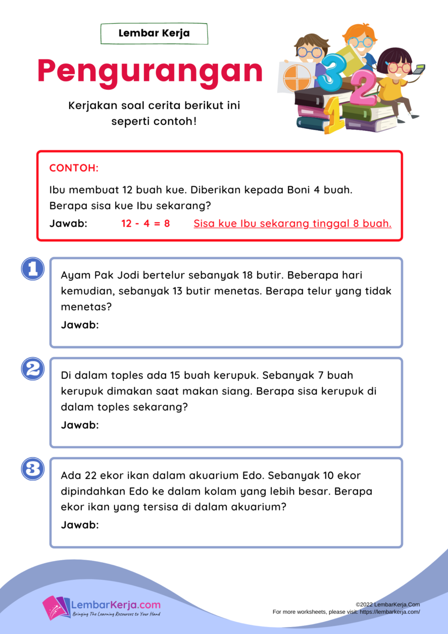 7 Rahasia Latihan Soal Cerita Matematika Kelas 2 SD Penjumlahan dan Pengurangan Terbaru 7 Rahasia Latihan Soal Cerita Matematika Kelas 2 SD Penjumlahan dan Pengurangan Terbaru